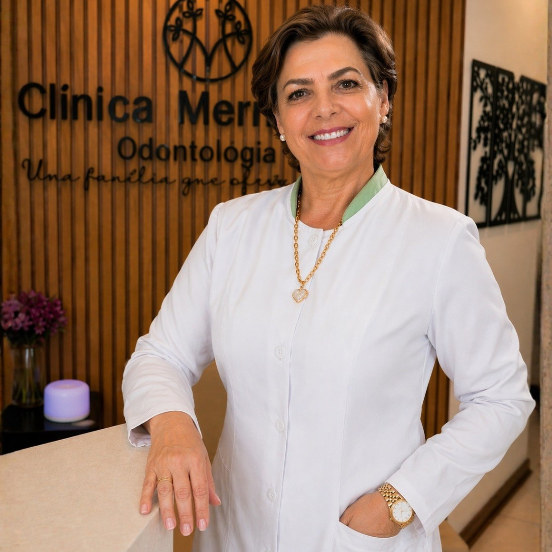 Dra. Gisele Matheus em consultório